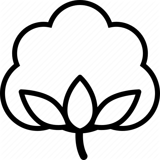 Boll, Cellulose, Cotton, Fiber, Flower, Plant, Soft Icon