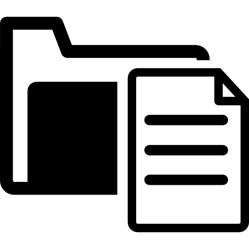 Folder With A Document