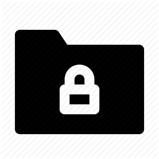 Application, Folder, Interface, Lock, Software, Web Icon