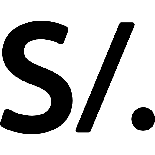 Peru Nuevo Sol Currency Symbol Icons Free Download