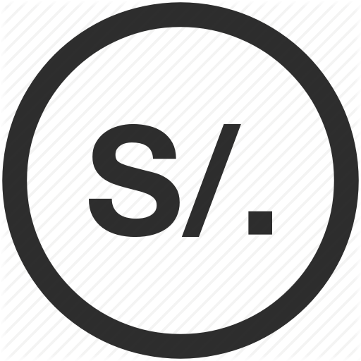 Centimo, Nuevo, Pen, Peruvian, Sol Icon