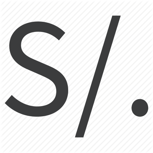 Currency, Nuevo, Peru, Peruvian, Sol Icon