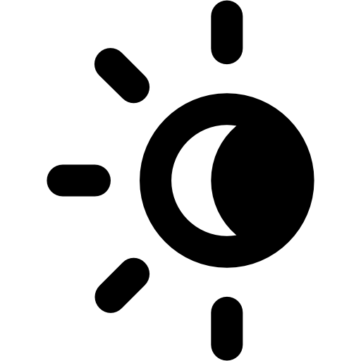 Pictures Of Solar Eclipse Icon