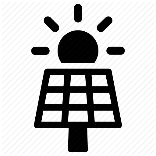 Renewable Energy, Solar Energy, Solar Panel Icon
