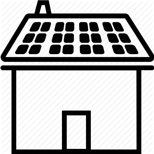 Energy, Home, House, Panel, Roof, Solar, Solar Panel Icon