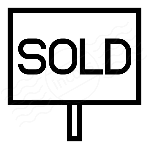Iconexperience I Collection Signboard Sold Icon