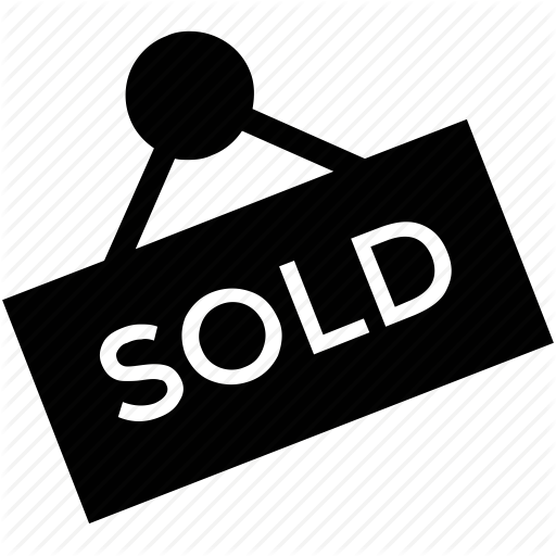 Real Estate, Signboard, Sold, Sold Sign Icon