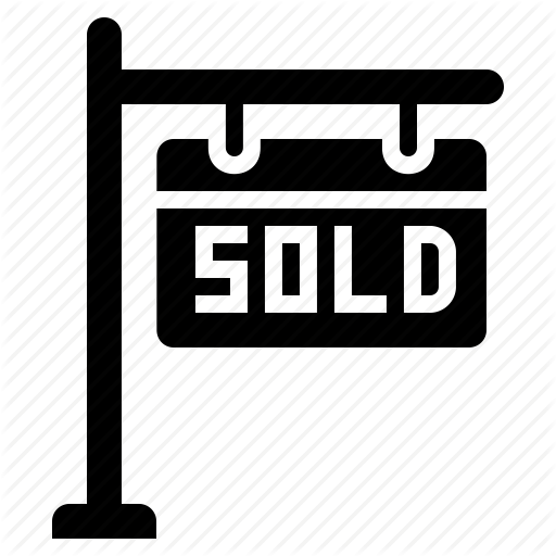 Board, Building, Estate, House, Rent, Sign, Sold Icon