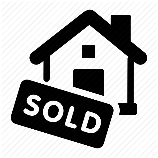 Business, House, Property, Real Estate, Sign, Sold Icon