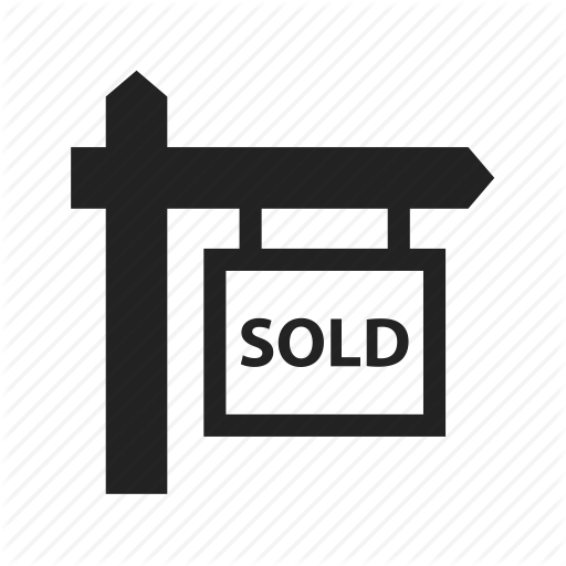 Buy, Home, House, Real Estate, Sign, Sold Icon