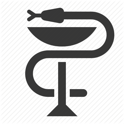 Bowl Of Hygieia, Chalice, Cup, Medical, Pharmacy, Serpent, Snake Icon