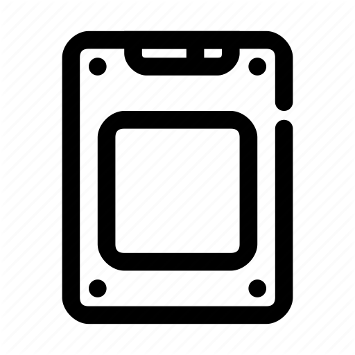 Drive, Solid State, Ssd Icon