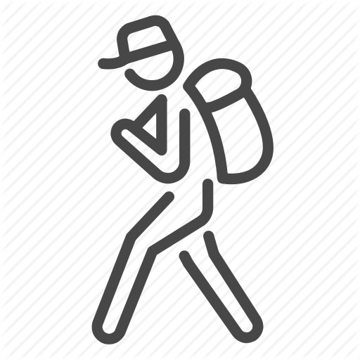 Eco, Solo, Tourism, Tourist, Traveler Icon