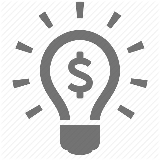 Bulb, Business, Dollar, Ideea, Light, Money, Solution Icon