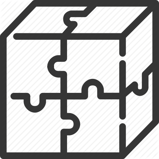 Cube, Idea, Jigsaw, Pieces, Puzzle, Solution, Solve Icon