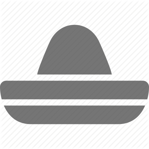 Hat, Sombrero Icon