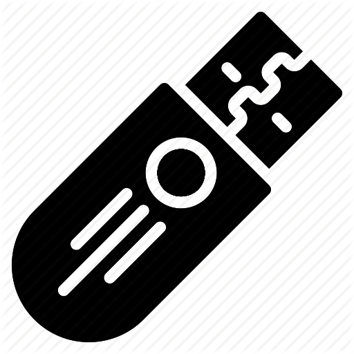 Devices, Solid, Stick, Usb Icon