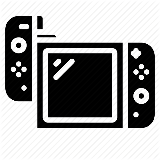 Complete, Devices, Game, Nintendo, Right, Solid, Switch Icon