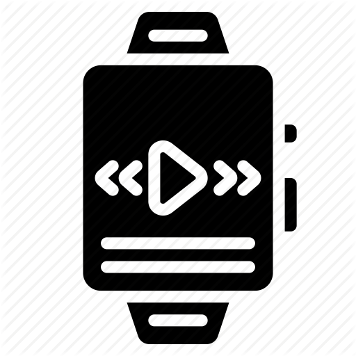 Devices, Smart, Solid, Watch Icon