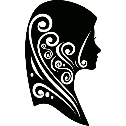 Woman With Hijab Free Vector Icons Designed