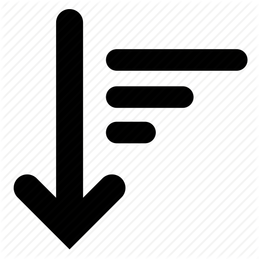 Ascending, Sort Icon