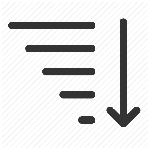 Alphabetize, Ascending, Descending, Filter, Funnel, Sort, Sorting Icon