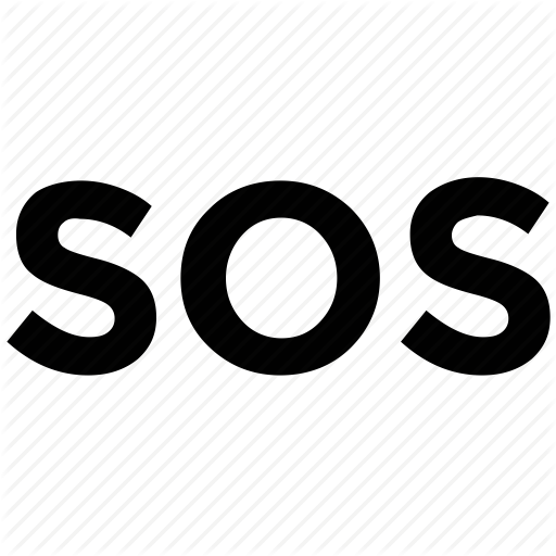 Emergency, Emergency Sign, Insert Sim, No Sim, Sos Icon