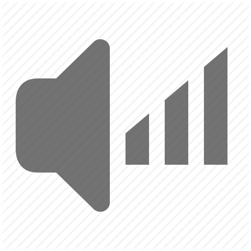 Audio, Bar, Sound, Speaker, Volume Icon