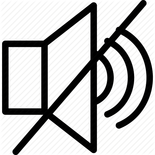 Mute, Off, Sound Off, Switch Off, Turn Off Icon