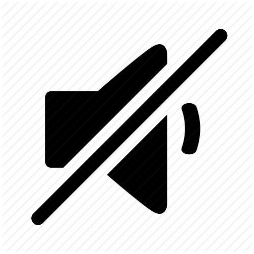 Audio, Off, Play, Silent, Sound, Speaker, Volume Icon