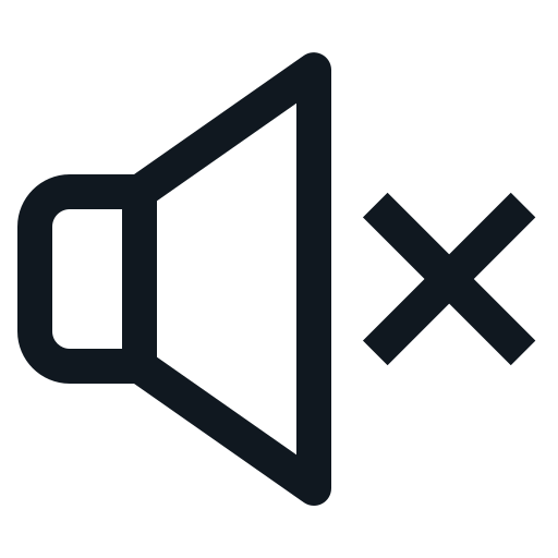 Mute, Sound, Speaker, Voice, Volume Icon Free Of Basic Ui