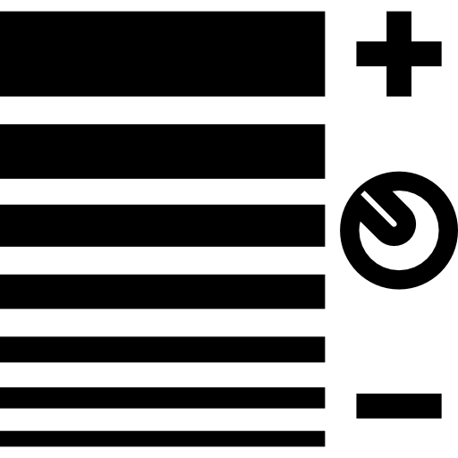 Equalizer Control With Volume Adjustment Icons Free Download