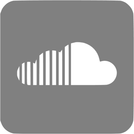 Gray Soundcloud Icon