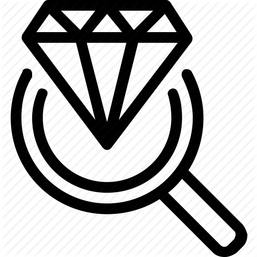 Diamond, Investment, Search, Source Icon