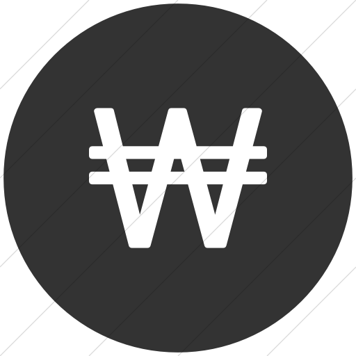 Flat Circle White On Dark Gray Bootstrap Font Awesome