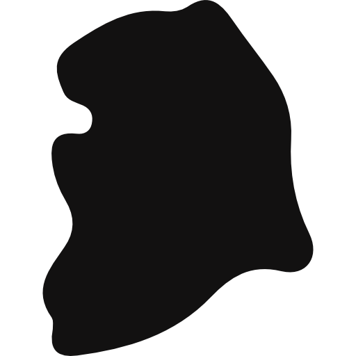 South Korea Country Map Silhouette Icons Free Download