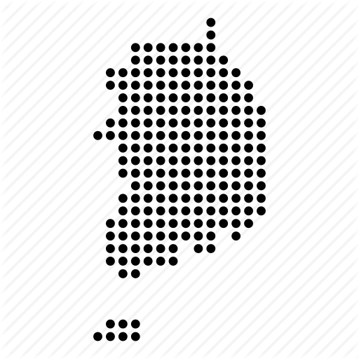 Country, Korean, Location, Map, South Korea Icon