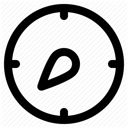 Direction, Rose, South, Southwest, Weather, West, Wind Icon