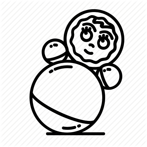 Doll, Kids, Poly, Roly, Russia, Toy, Ussr Icon