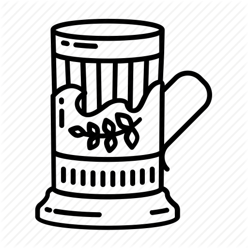 Drink, Glass, Holder, Russia, Ussr, Vintage Icon