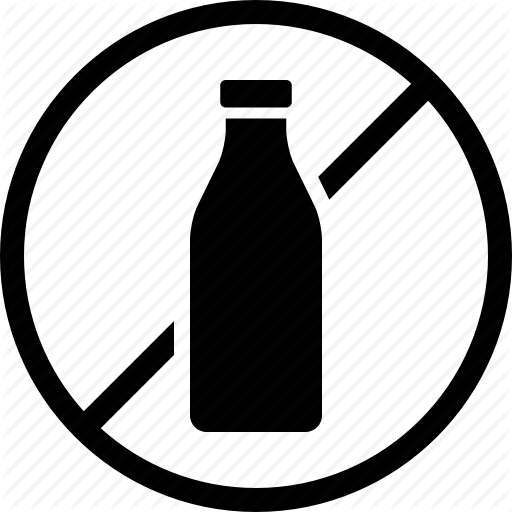 Allergy, Dairy, Dietary, Free, Label, Lactose, Milk Icon