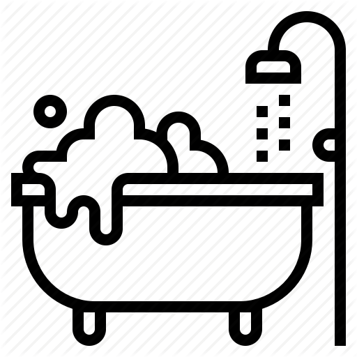 Bathroom, Bathtub, Hotel, Shower, Spa Icon
