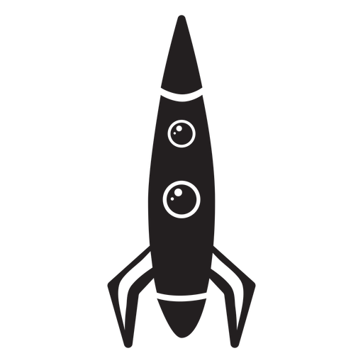 Space Rocket Flat Icon