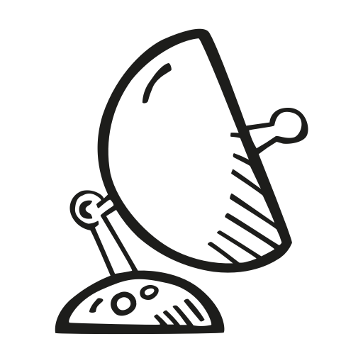Astronomy, Dish, Satellite, Space Icon
