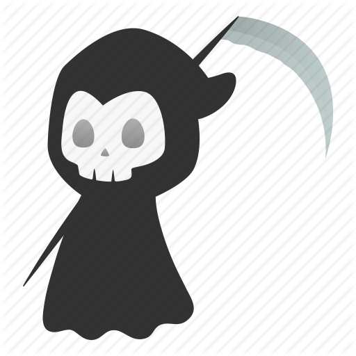 Death, Devil, Evil, Grim Reaper, Halloween, Horror, Scythe Icon