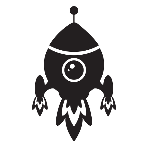 Spaceship Kids Flat Icon