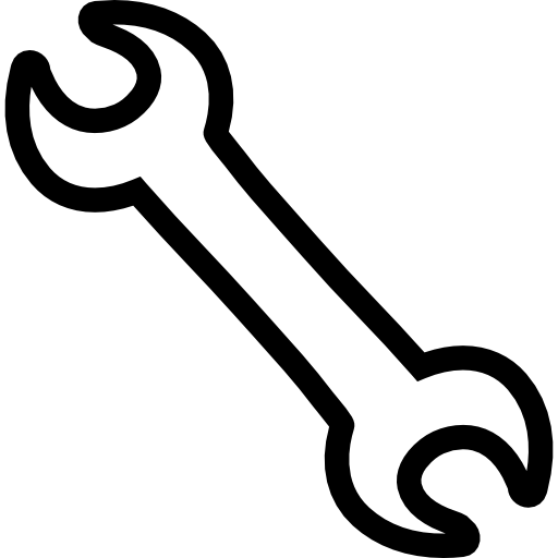 Wrench Hand Drawn Double Tool Outline Icons Free Download