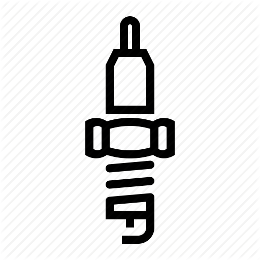 Burn, Discharge, Ignitor, Motorbike, Parts, Spark Plug Icon