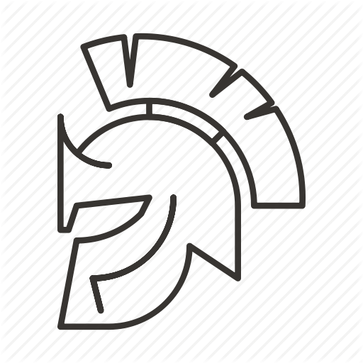 Greek, Helmet, Sparta, Spartan, Warrior Icon