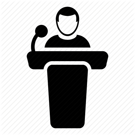 Public Speaker Icon